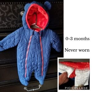 Koala Baby Snow Suit 0-3 months. Never worn